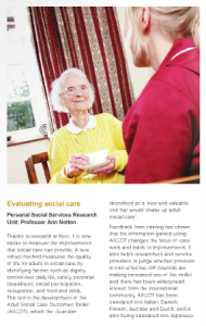 Kent Research Making a Difference article